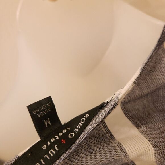 Romeo & Juliet Couture Blue Plaid Wrap Dre size M - Picture 5 of 5